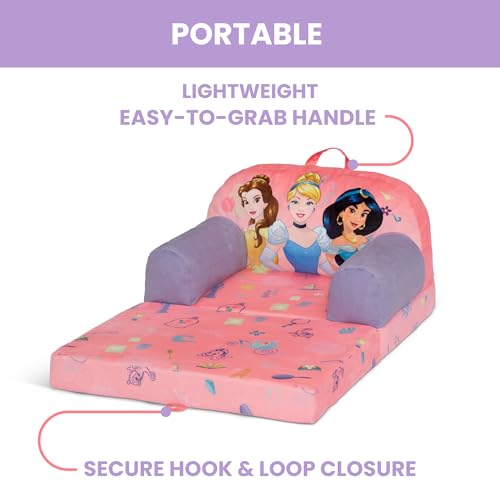 Image of Delta Children - Disney Princess Cozee Buddy Flip-Out Kids Chair, Pink