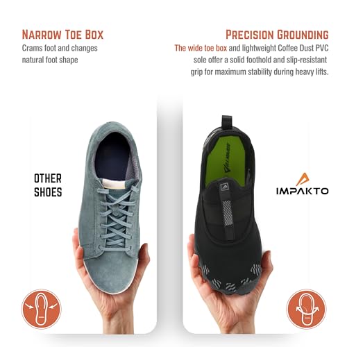 Image of Impakto Barefoot Rooted Comfortable Big Toe Box Gym, Cross Training, Walking Shoes for Men