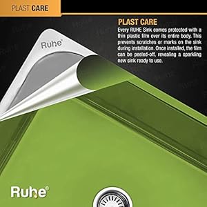 Ruhe® Drainboard 37 x 18 x 8 inches Kitchen Sink | 304-Grade Stainless Steel Oval Single Bowl with Drainboard Kitchen Sink | Glossy Finish | Including Sink Coupling and Waste Pipe Ruhe® Drainboard 37 x 18 x 8 inches Kitchen Sink | 304-Grade Stainless Steel Oval Single Bowl with Drainboard Kitchen Sink | Glossy Finish | Including Sink Coupling and Waste Pipe