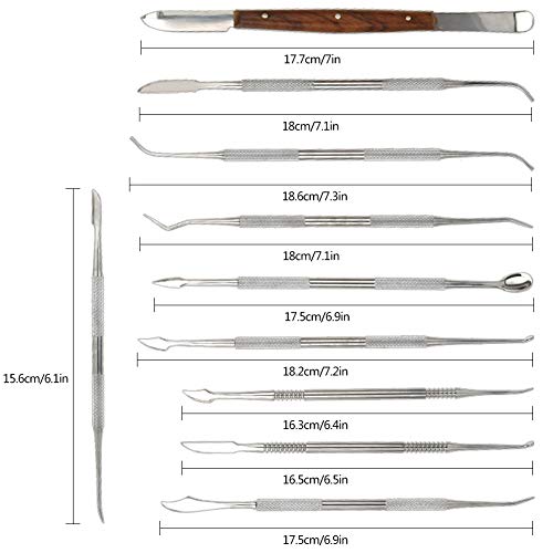 Modellierwerkzeug Vidillo Wachsschnitzer-Set, 10 Teile