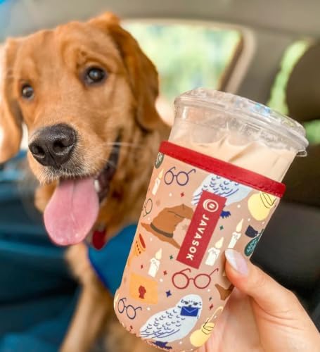 Sok It JavaSok Iced Coffee & Cold Soda Insulated Neoprene Cup Sleeve (Horcrux, Medium: 22-28oz) - 5