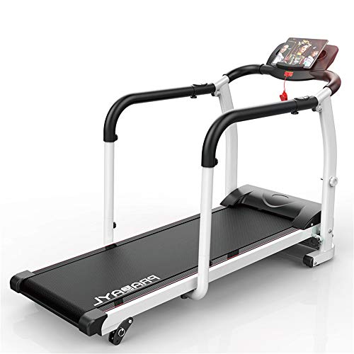 MRMRMR Cinta De Correr Eléctrica Plegable para Mamá Y Papá, Equipo De Fitness De Entrenamiento De Rehabilitación En Interiores para Personas Mayores, Carga De 120 Kg
