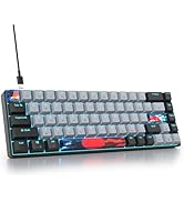 Tastiera Meccanica Da Gioco 60% - 61 Tasti Con Switch Rossi Lineari, Retroilluminazione LED, Cablata Per PC/PS5/PS4/Xbox - Foto 8