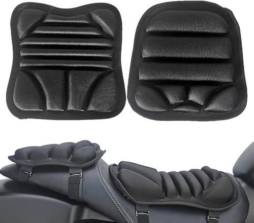 【Traspirante e termodissipante】: l'intercapedine d'aria 3D offre un'eccellente traspirabilità, riducendo il trasferimento di calore tra le gambe e la sella, dissipando efficacemente il calore e allontanando umidità e sudore, mantenendoti fresco durante i lunghi viaggi