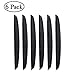 Hochwertiger Türkantenschutz Autotür Kantenschutz Türkantenschutz Auto Schwarz Gummi Türkantenschoner Türkantenschutz Aufkleber Türkantenschutz für Autotüre 6 Pcs Black
