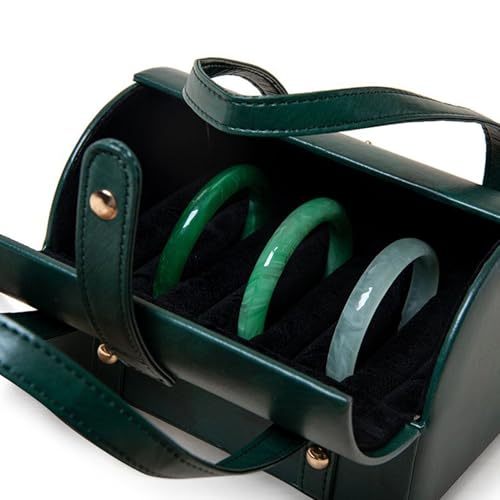 Porte-Montre coffret à bijoux avec compartiments pour bagues et boucles - 7