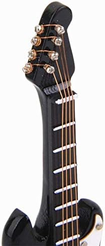 Miniatura 5 de EatingBiting Adult Scene Handcraft 1:12 - Casa de muñecas en miniatura, instrumento musical, bajo para muebles de casa de muñecas, mini instrumento