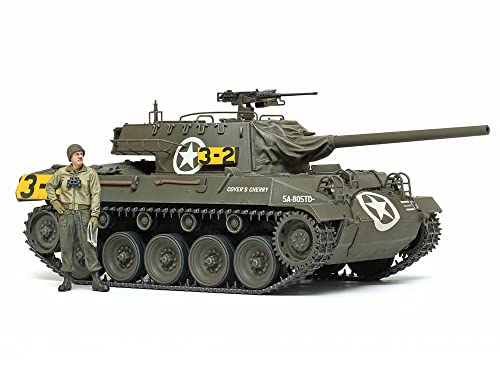 Tamiya Army 35376 1:35 US M18 Hellcat Tank Destroyer-Faithful Replica, Plastic, Crafts, Model Kit...