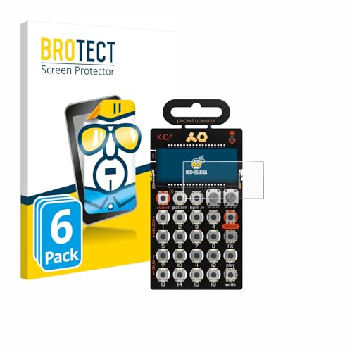 brotect Screen Protector Compatible with Teenage Engineering PO-33 K.O! (6 Pack) - HD-Clear Protection Film