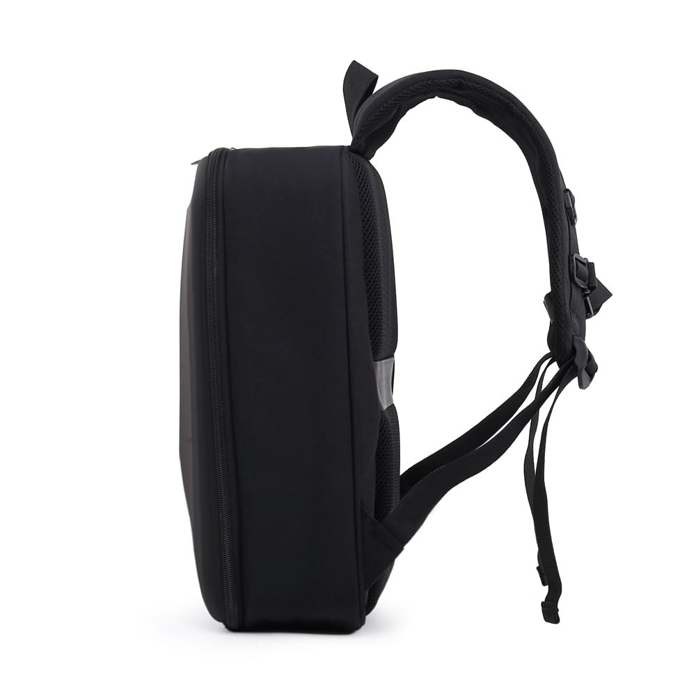 Genérico Flip Mochila, Almacenamiento de Viaje Bolsa de protección Dura EVA a Prueba de Golpes Mochila Bolsa para Flip Drone Controlador Remoto Accesorios