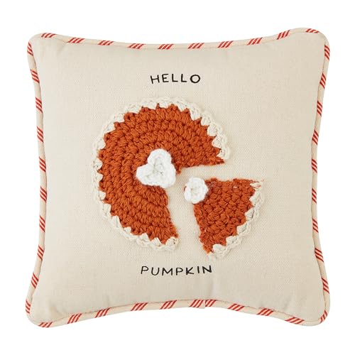 Mud Pie Pie Tgiving Crochet Pillow, 8