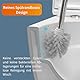 UDiseño Hänge WC Spülrandlos, Wand WC Spülrandloses Hängend, 2-Mengen-Spülung, 360° Einloch-Wirbelspülung, UF WC-Sitz, Wandhängendes Erhöht Toilettenbecken Randlos Komplettset, 52,5cm Lang, Weiß