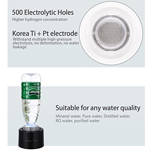 Bouteille d'eau à hydrogène double chambre pour purifier votre eau