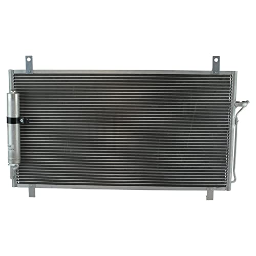 Image of TRQ A /C Condenser and Receiver Drier Assembly Compatible with 2003-09 Nissan 350Z