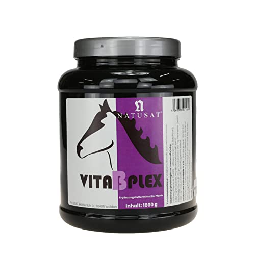 Natusat Vita B Plex Pellets 1000 g | Vitamina B | Alimentos complementarios para caballos Cover