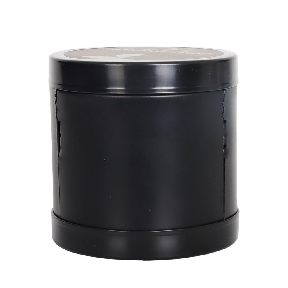 Fornello da campeggio pieghevole antivento da 5000 W, bruciatore portatile da esterno con 3 supporti in ceramica per zaino in spalla, nero