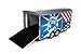ModelToyCars Four Wheel Enclosed Trailer,Red,White and Blue Acme AMM1284 1/18 Scale Diecast Model Replica