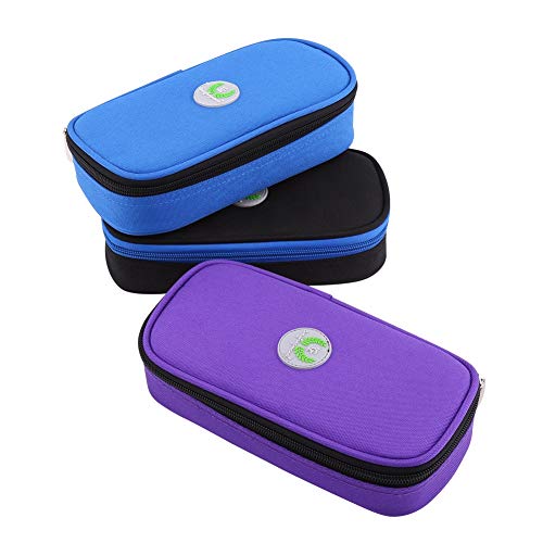 Cooler de insulina de 3 cores, bolsa térmica portátil para diabéticos, bolsa térmica de cuidados méd