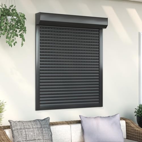 Cet article : volet roulant en aluminium 100 x 120 cm Anthracite