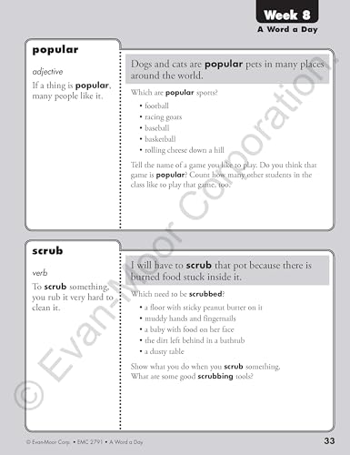 A Word a Day, Grade 1 Teacher Edition - Image 7