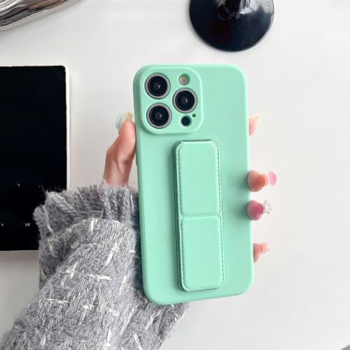 Coque silicone iPhone 12 anti-chute avec sangle et support intégré