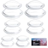Eiito Cupping Therapy Sets -Silicone Cups Set Firm (6 Cups) Professional Massage Tool for Muscle Soreness Pain Relief Body Neck Knee, Deep Muscle Massager, Anti Cellulite Joint Pain (Clear)
