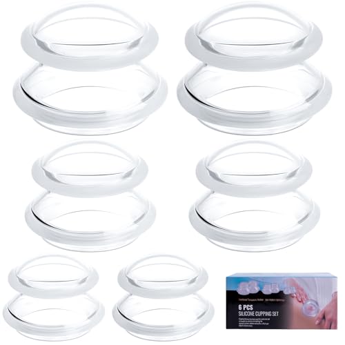 Eiito Silicone Cupping Therapy Set (6 Cups)