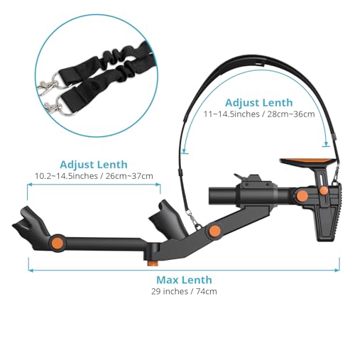 Image of VR Gunstock for Meta Quest 2 Quest 3 Quest 3S Quest Pro - Adjustable FPS Gaming Controller Accessories with Quick Magnetic Attachment Cheek Pad for Immersive VR Gameplay (Black)