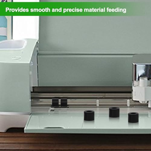 8 Stück Ersatzgummi-Rollen, kompatibel mit Cricut Maker/Maker 3/Explore Air2 1 Serie, Gummi-Radmattenführung für Cricut Reparaturzubehör