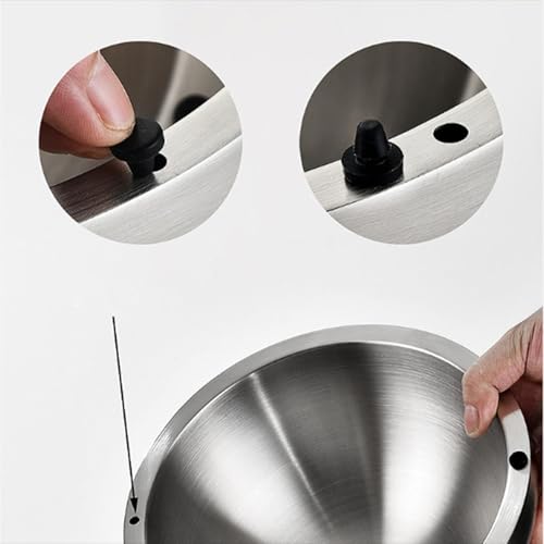 Garde-manger isolant double paroi en acier inoxydable pour condiments - 7