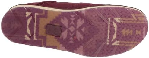ARIAT Women's Cruiser Sneaker, Dark Burgundy/Wine Saddle Blanket, 7.5 | Image 3