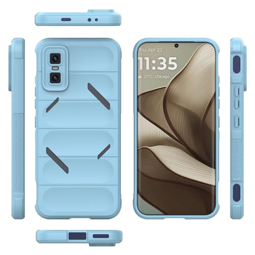 Image of for Infinix GT 30 Pro 5G Phone Case Anti-Drop Soft TPU Rugged Back Cover - Baby Blue