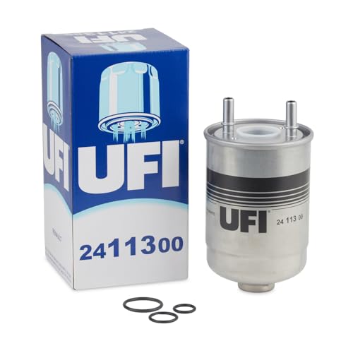 UFI Filters, Filtro Gasolio 24.113.00, Filtro Carburante per Ricambio, Adatto ad Auto, Applicabile su Diversi Modelli Renault