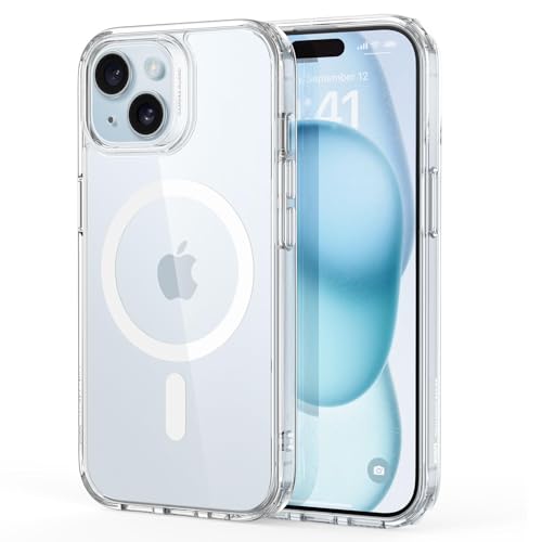 ESR Classic Hybrid Cover per iPhone 15 Plus, Trasparente