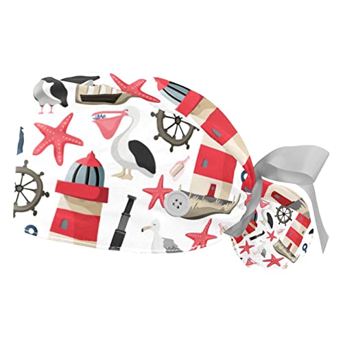 Casquettes de travail ajustables JDEZ anti-transpiration motif phare