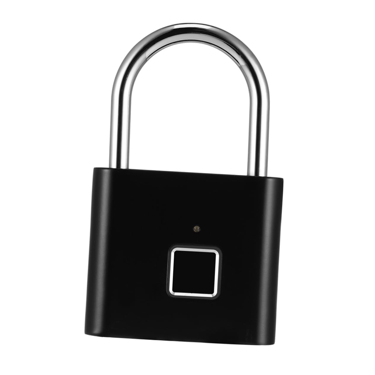 LIFKOME Lucchetto Elettronico Intelligente Impronta Digitale e Password, Lucchetto per Valigia in Acciaio Inossidabile, 40 Impronte, per Viaggio e Zaino