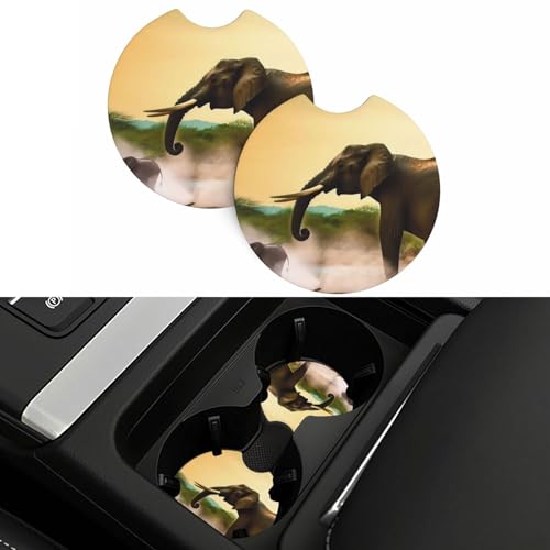 Portavasos para auto negro 2 piezas miniatura 7