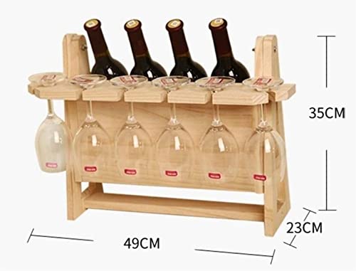 Soporte para botellas de vino en madera maciza miniatura 2
