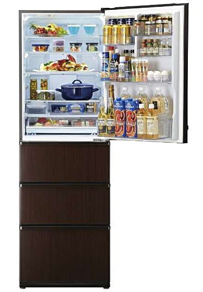 Amazon.co.jp: AQUA 4ドア冷蔵庫 (458L・右開き) AQR-V46K(T) ダーク