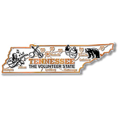 Imán Decorativo Tennessee Grande de Goma Flexible miniatura 1