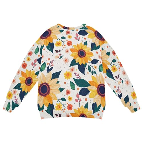 JUNZAN Beautiful Sunflowers Little Kids Pullover Hoodie Crewneck Kids Hoodies Boys Sports 4T2