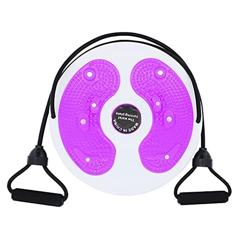 ShawFly Twist Waist Disc Board Waist Slimming Fitness Multi-functional Massage Foot Sole Home Fitness Equipment (Purple) Cover