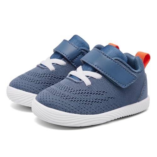 Image of MORENDL Toddler Sneakers Baby Boys & Girls Barefoot Shoes Lightweight Breathable Walking Running Tennis Athletic Sport Shoes