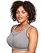 Full Figure Plus Size No-Bounce Camisole Sports Bra Wirefree #1066