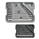 KD Tools 85988C 12 pc. XL Metric GearBox Double Box Ratcheting Wrench Set with a FREE 9 pc. XL SAE GearBox Set