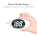 AZIJYV GPS Speedometer,Heads Up Display for Cars H2,Universal HUD Speedometer with USB Connection,Plug and Play,Displays MPH,Compass,Over Speed Alert,for All Vehicles