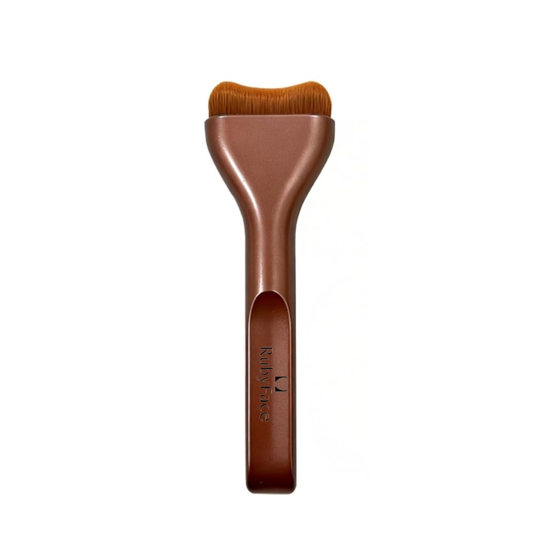 Ultra Thin Widened Tongue Foundation Make-up Brush Soft Bristles Traceless Concealer Brush Powder Free Soft Brush Ultra Thin Blade Brush for Smooth, Natural Finish - multi-colored-image-7
