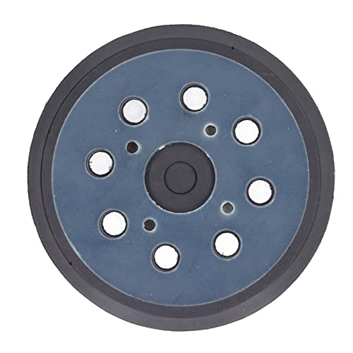 Alvinlite Polisher Backing Plate 5in 8 Holes Portable Backing Plate Pad Strong Adhesion Sandpaper Fixing for Orbital Sander Workpiece Efficiently Smooth