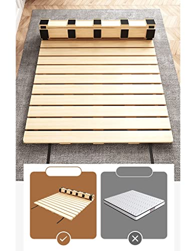 Wooden Bed Slats Replacement, Beech Wooden Thicken Solid Wood Bed Frame, Folding Moisture-Proof Bed Waist Protector Board (Size : 180X200Cm) #TOP3