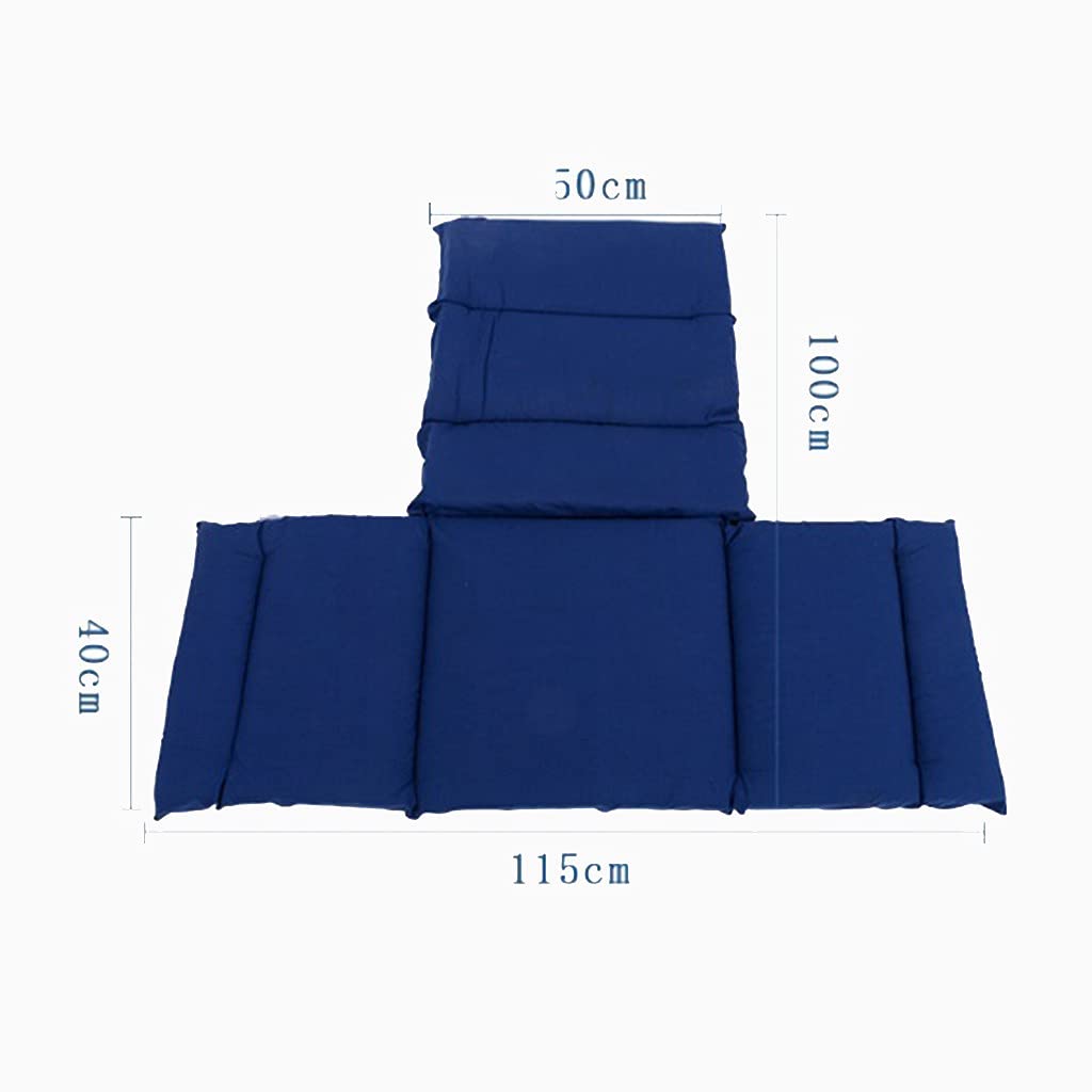 Cojín para Silla de Ruedas Suave Y Cálido Transpirable, Cojín de Asiento Ortopédico Transpirable para Silla de Ruedas, Almohada Gruesa En Forma de T Colchón Antiescaras Suave Y Cálido Blue